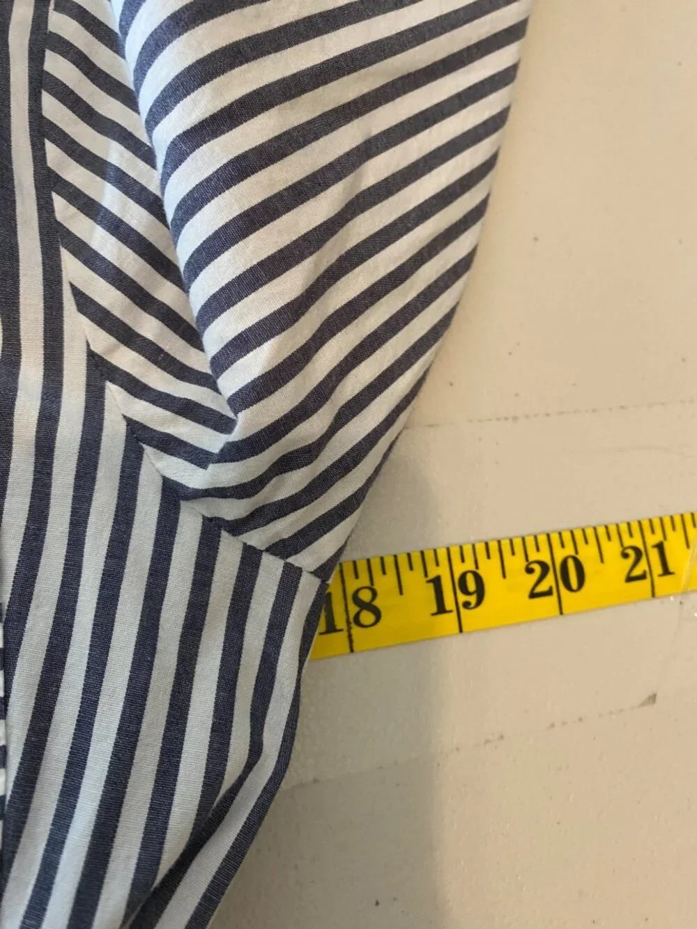 Michael Kors Striped Long Sleeve Button-Up Shirt Dress Black & White Size 8